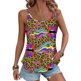 Leopard Lip Camisole